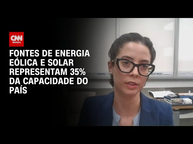 Fontes de energia eólica e solar representam 35% da capacidade do país, diz especialista à CNN